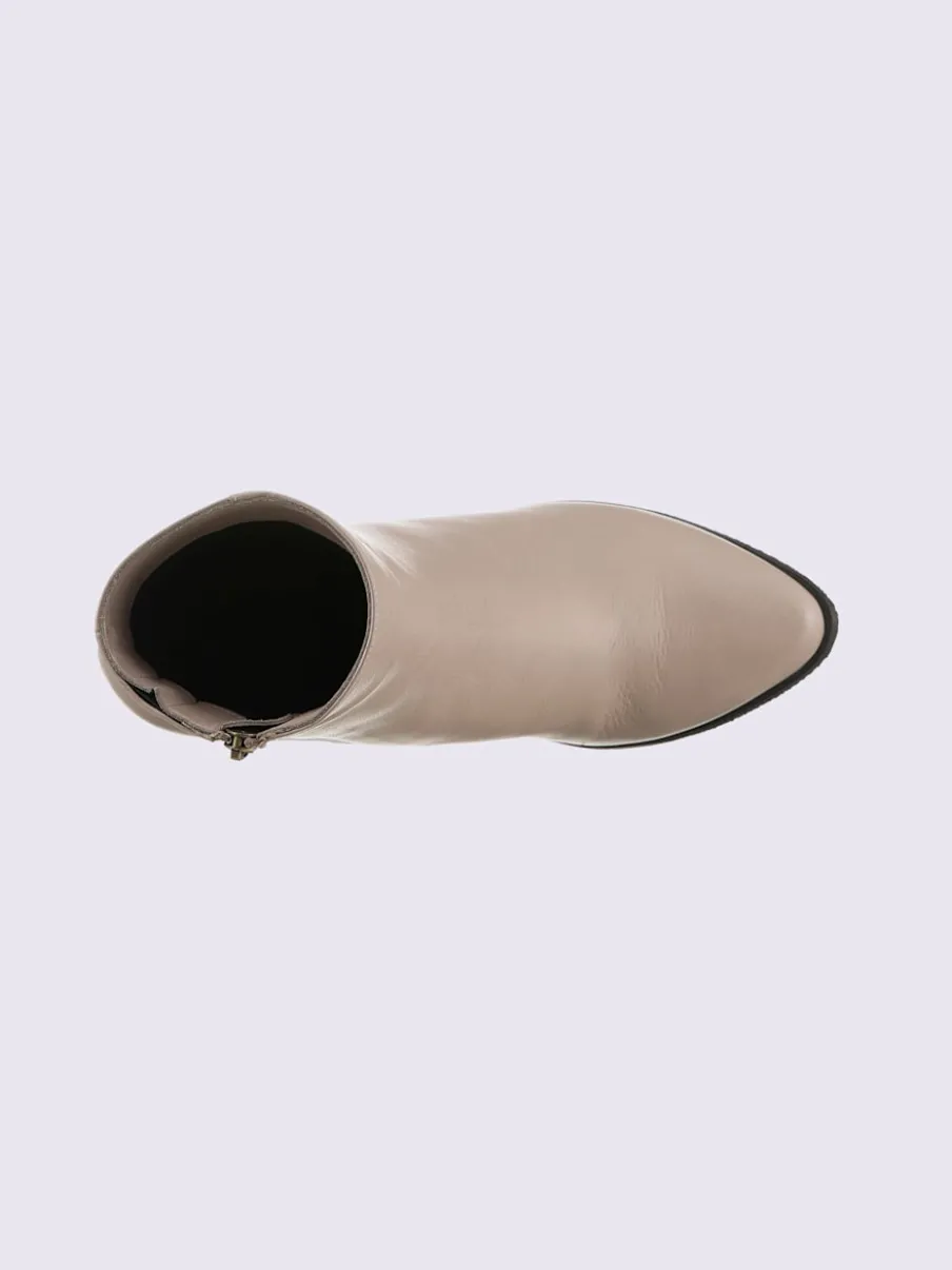 Bottines cuir nappa de vache