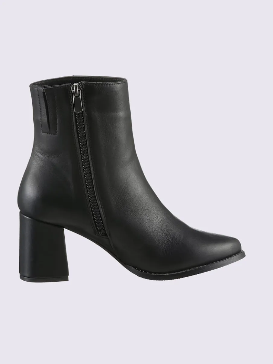Bottines cuir nappa de vache