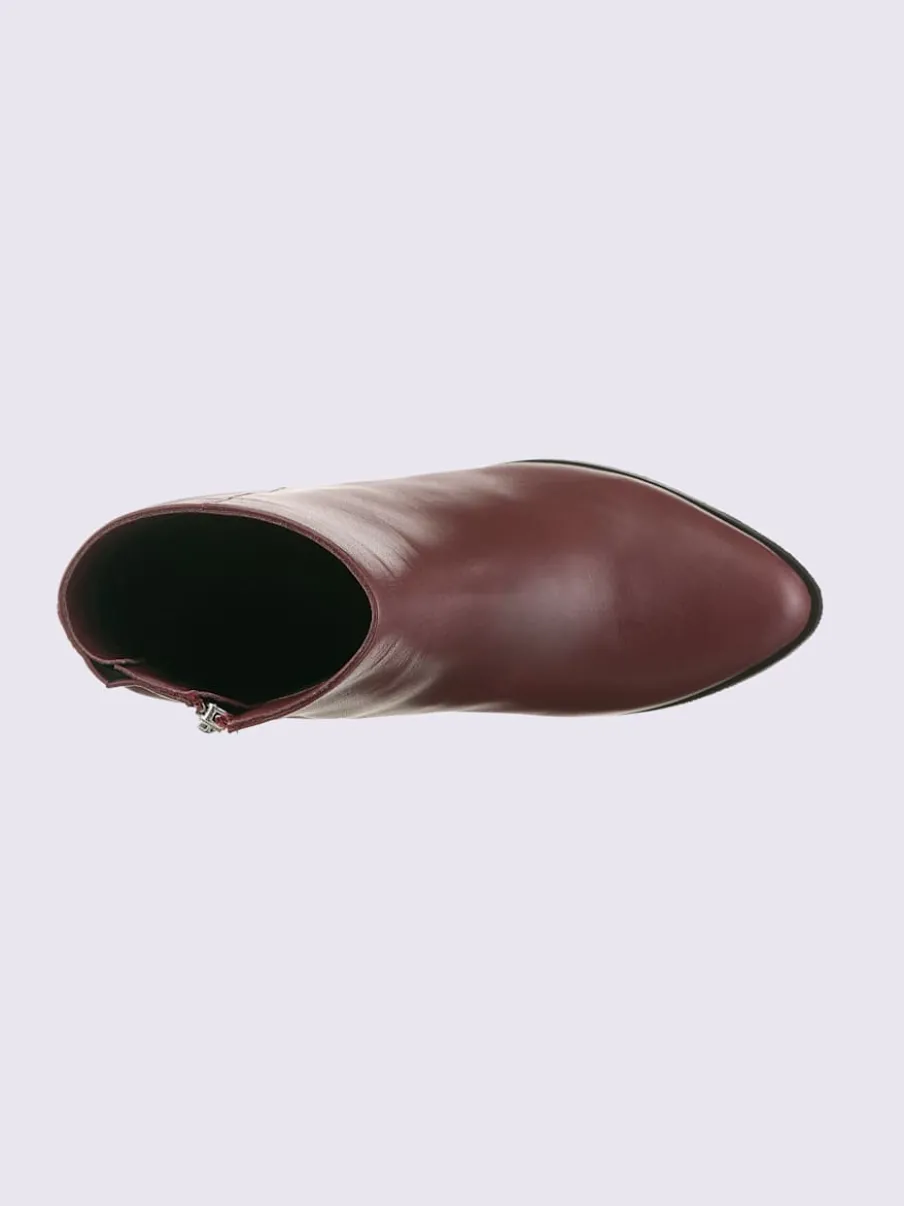 Bottines cuir nappa de vache