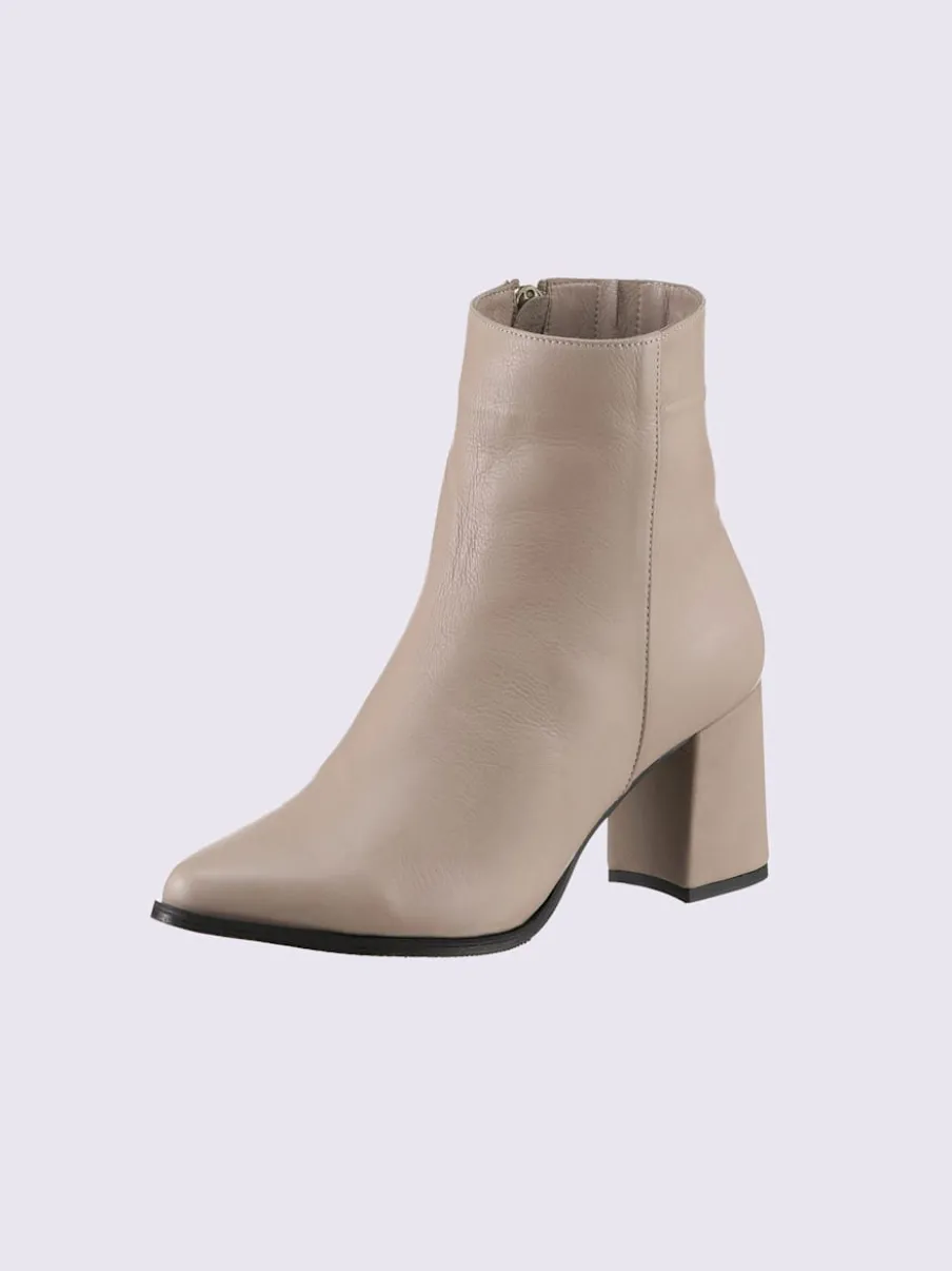 Bottines cuir nappa de vache