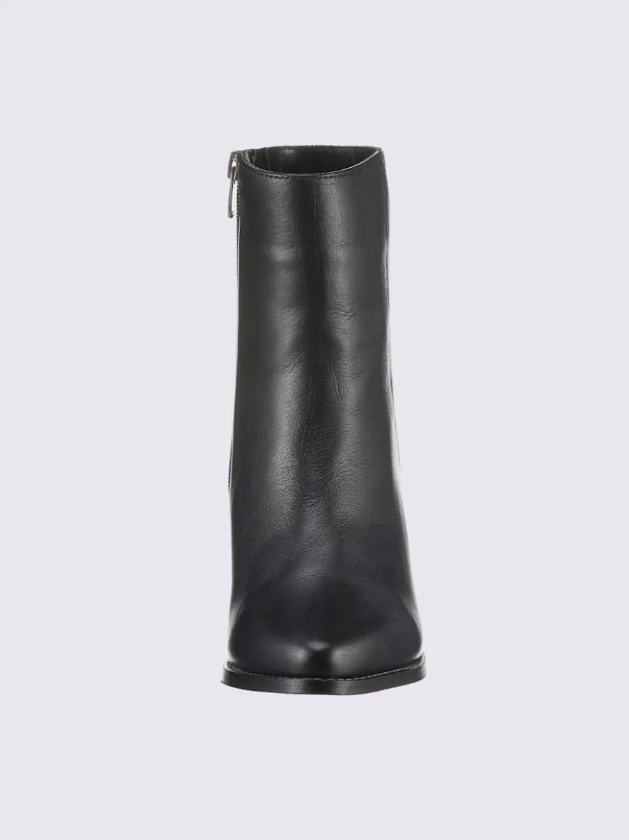Bottines cuir nappa de vache