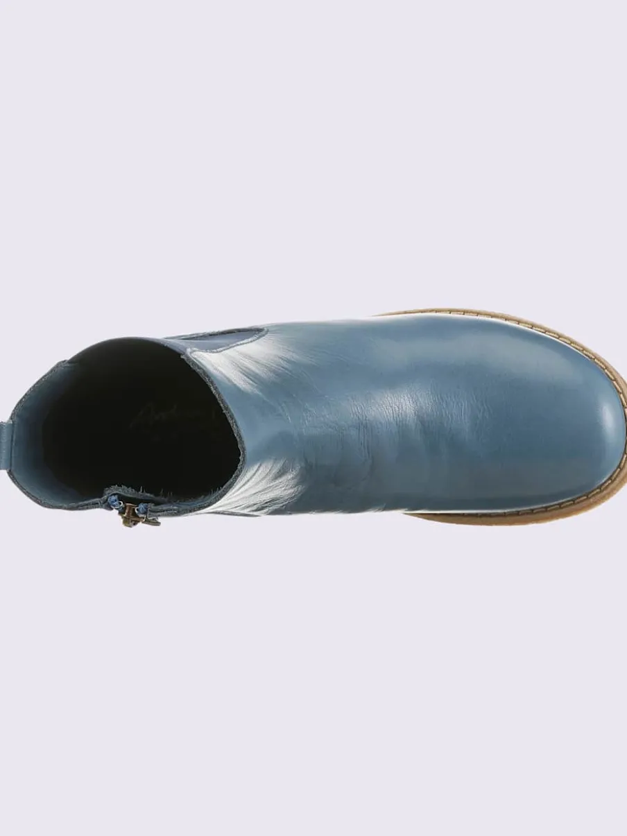 Bottines cuir nappa de vache