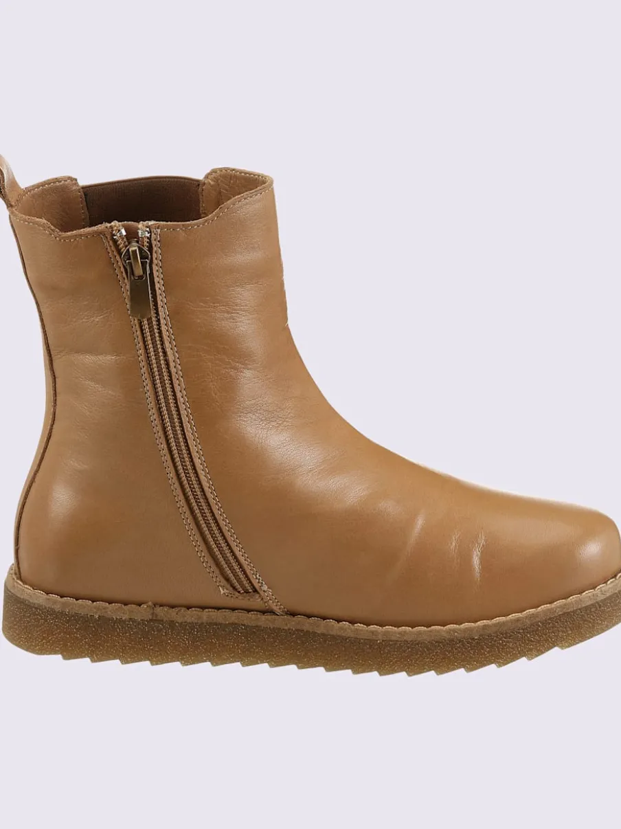 Bottines cuir nappa de vache