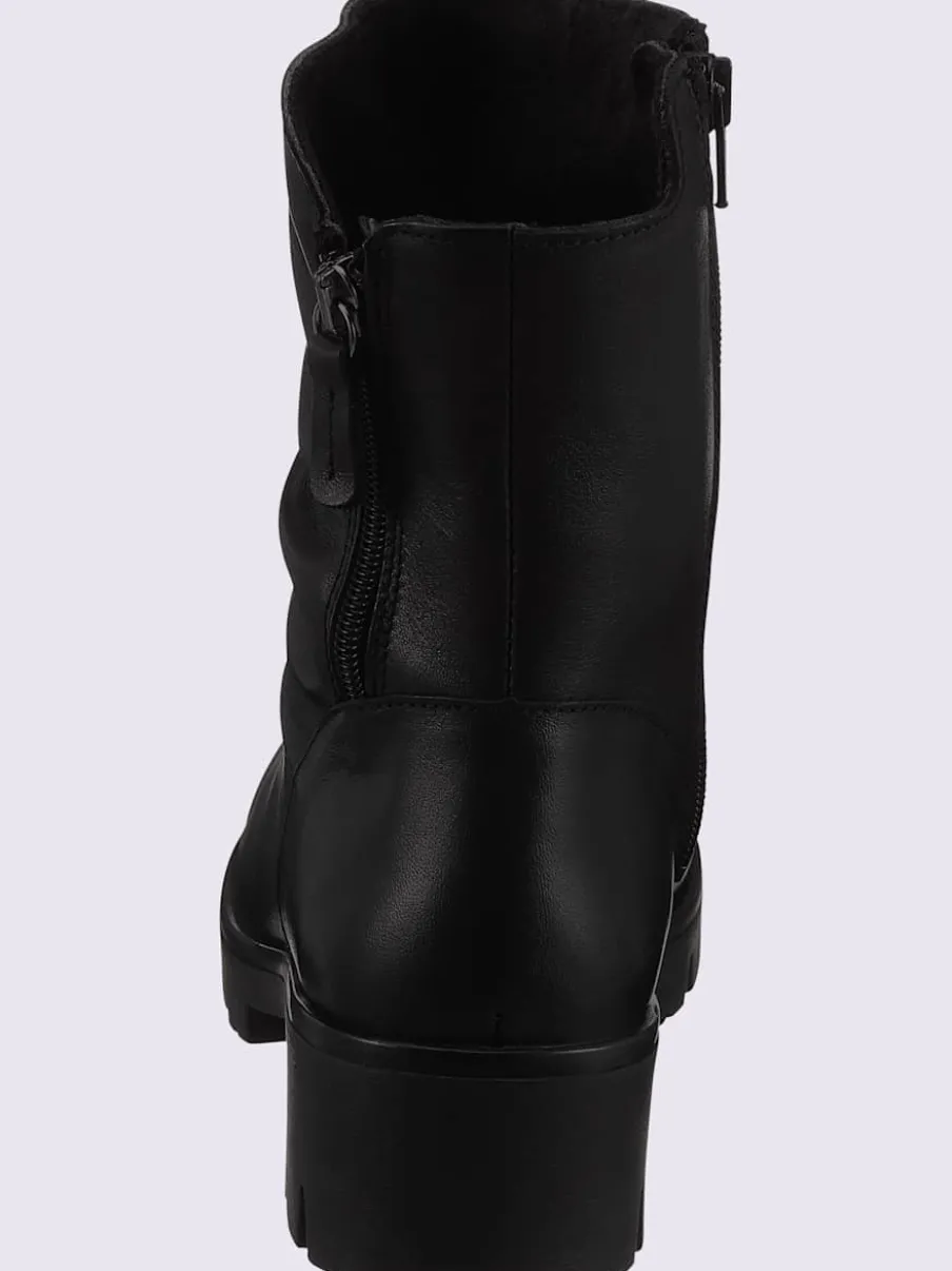 Bottines cuir nappa de vache