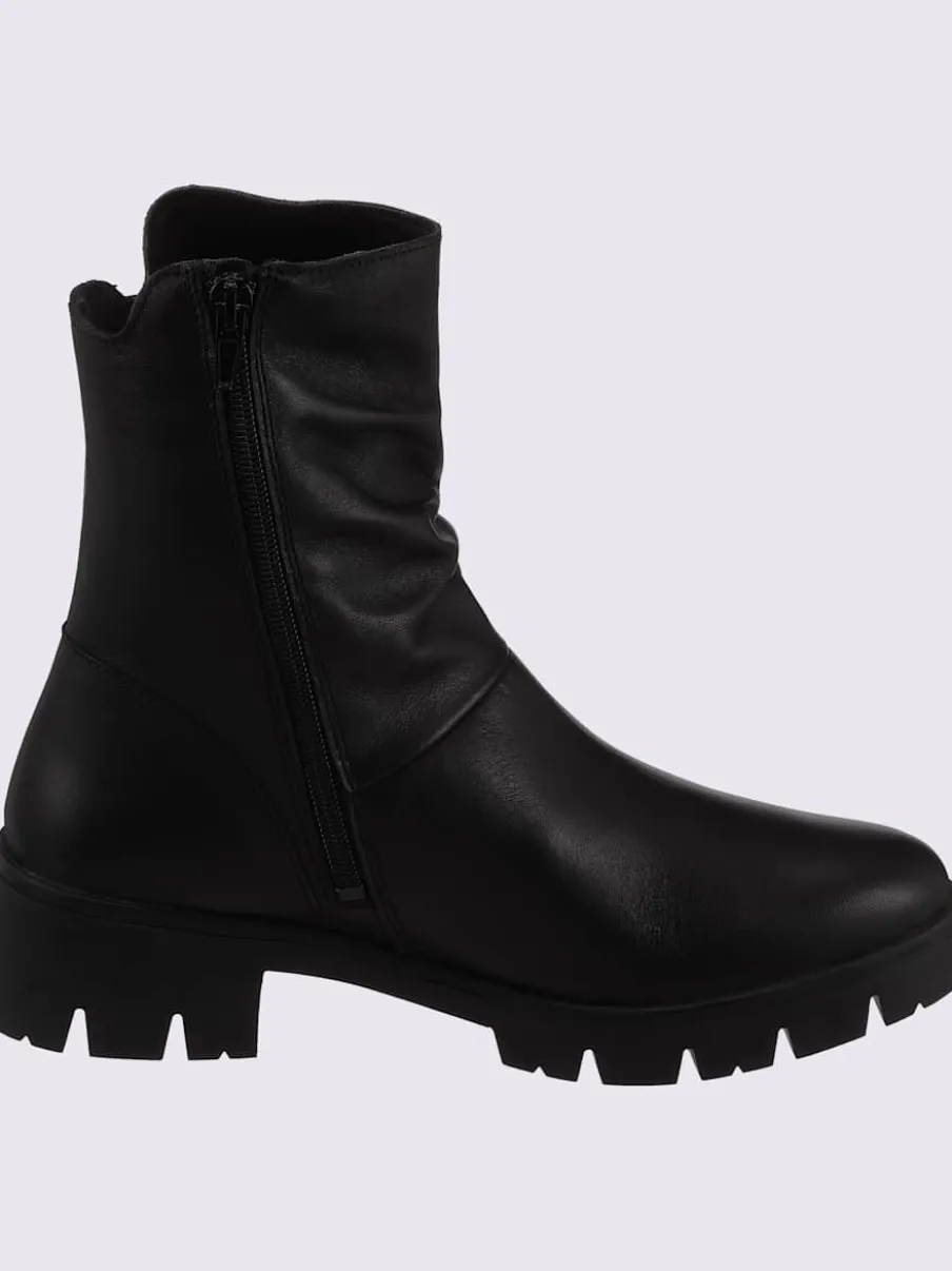 Bottines cuir nappa de vache