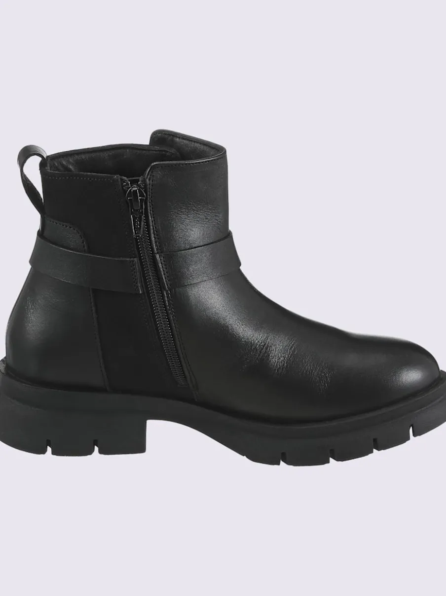 Bottines cuir nappa de vache