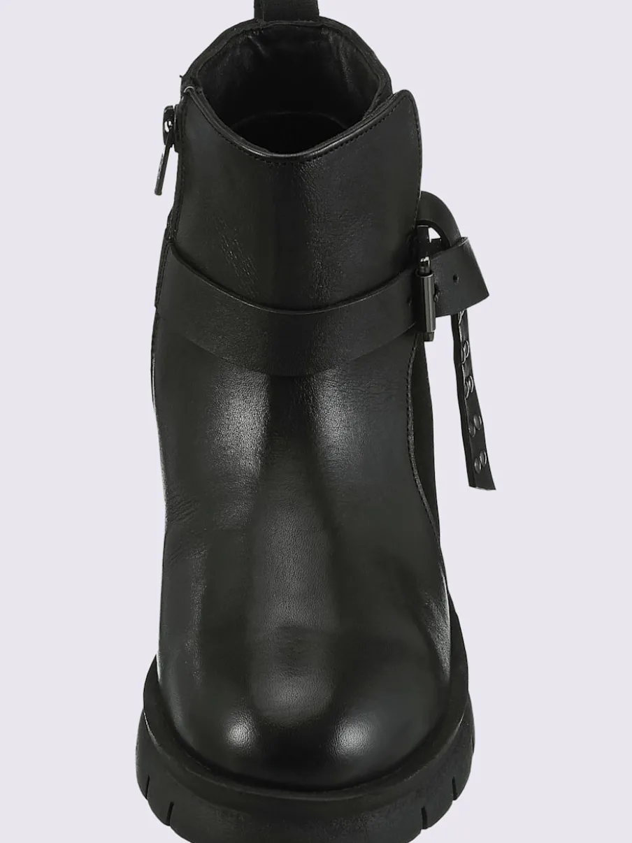 Bottines cuir nappa de vache