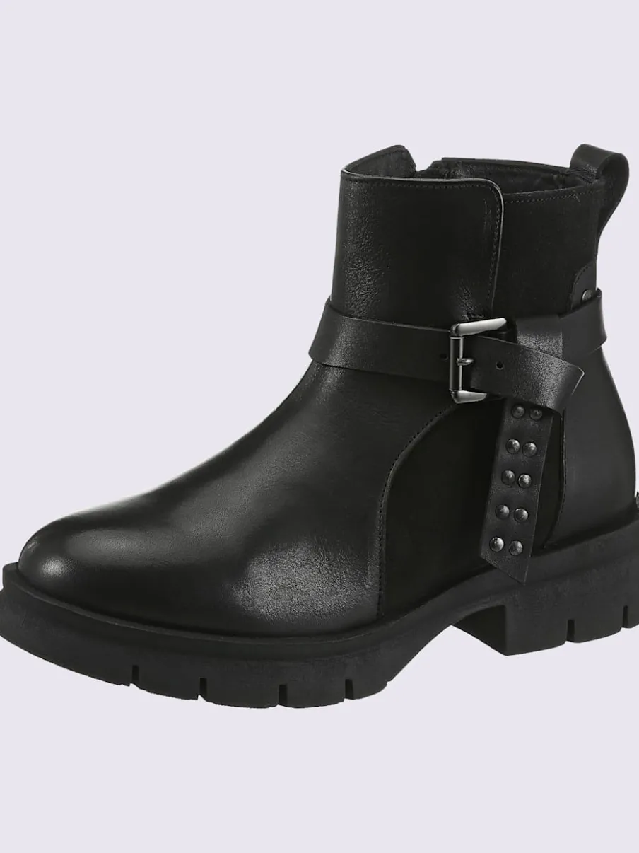 Bottines cuir nappa de vache