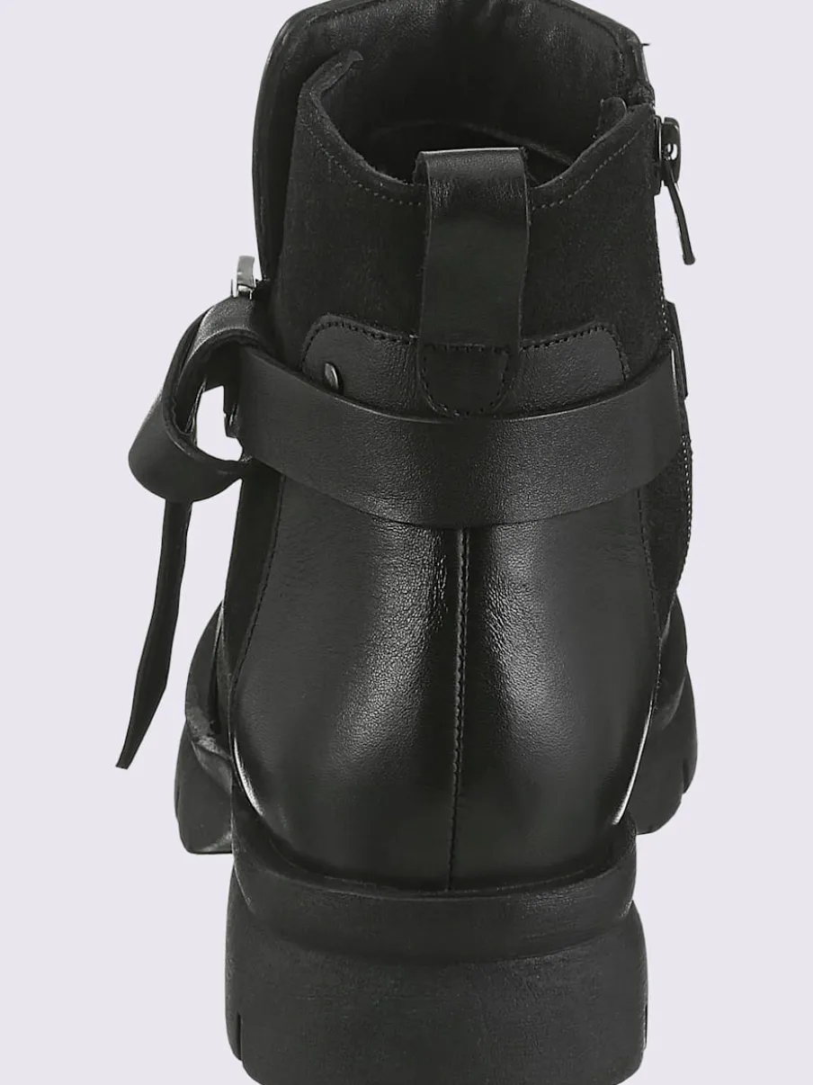 Bottines cuir nappa de vache