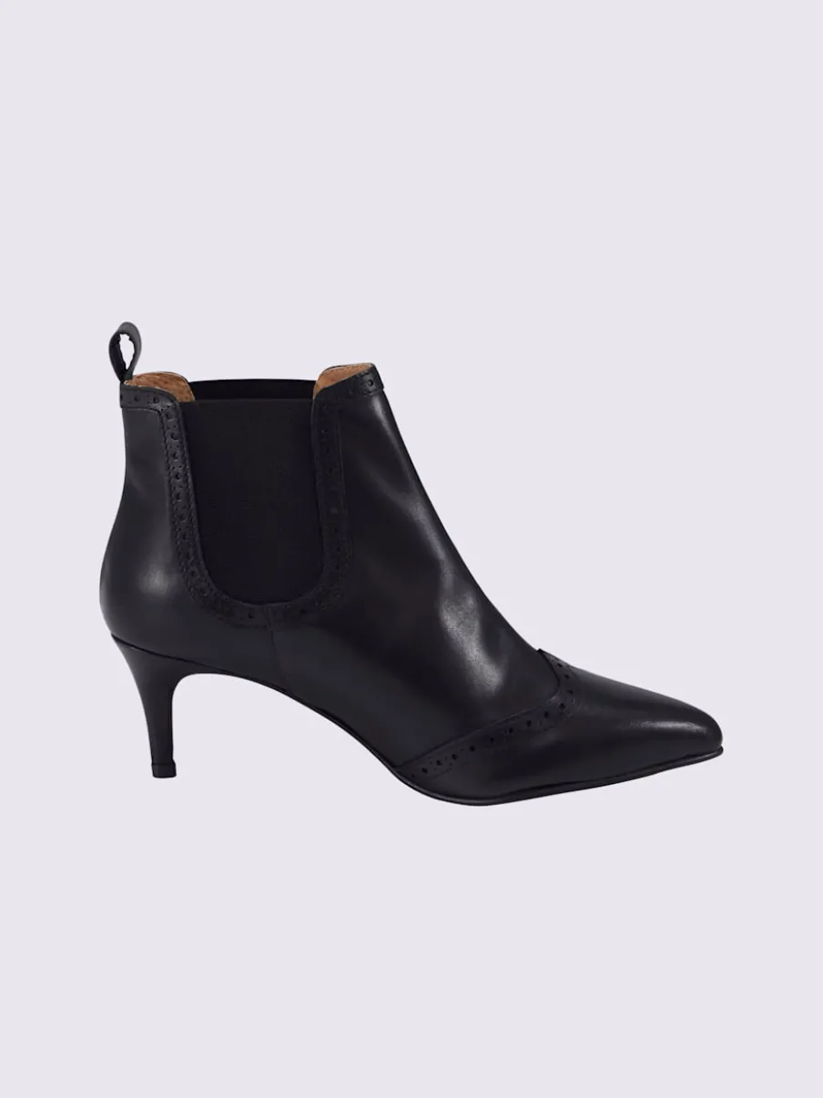 Bottines cuir nappa de vache