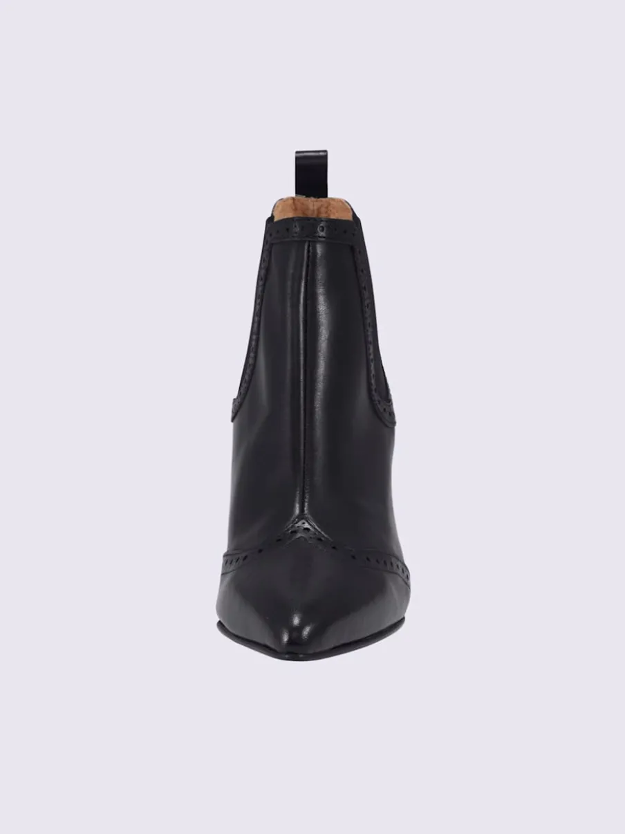 Bottines cuir nappa de vache