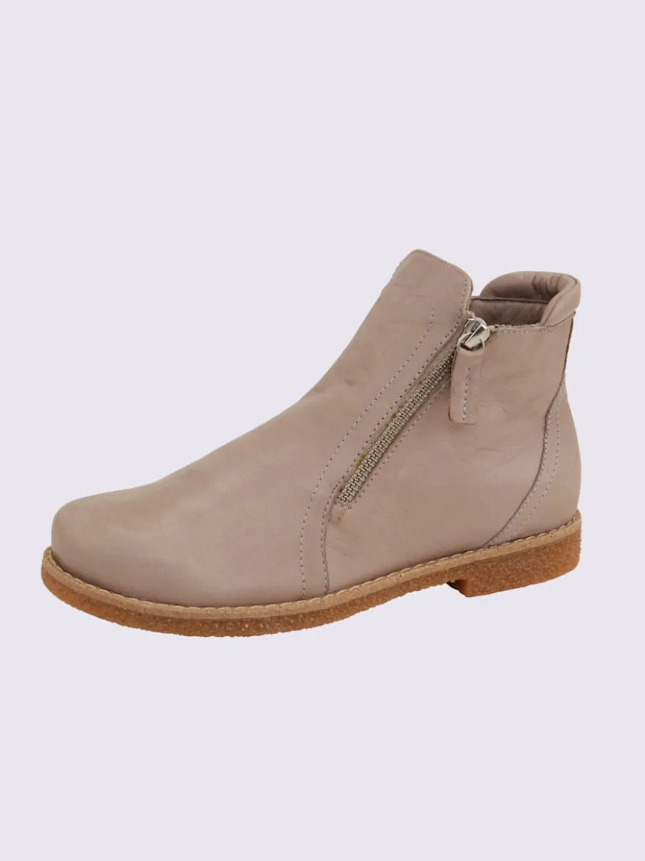 Bottines cuir nappa de vache