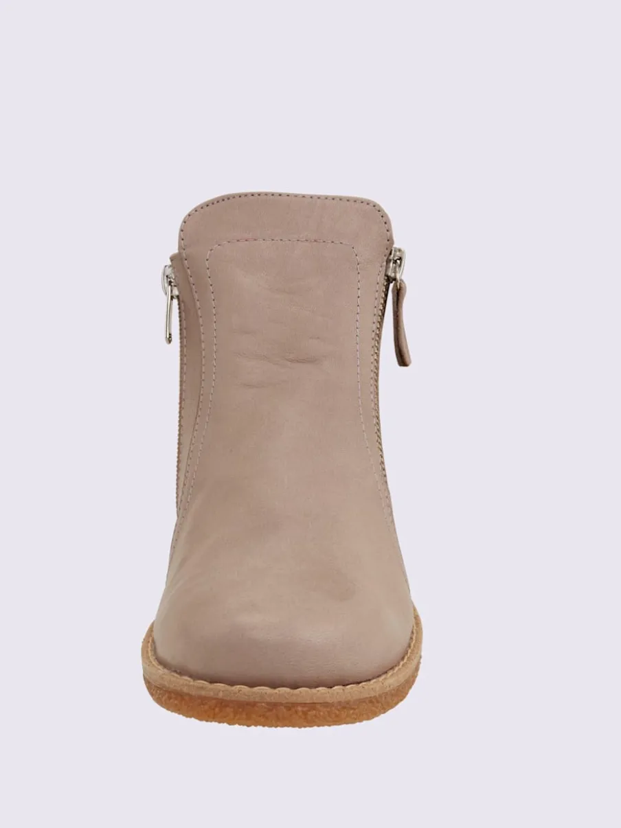 Bottines cuir nappa de vache