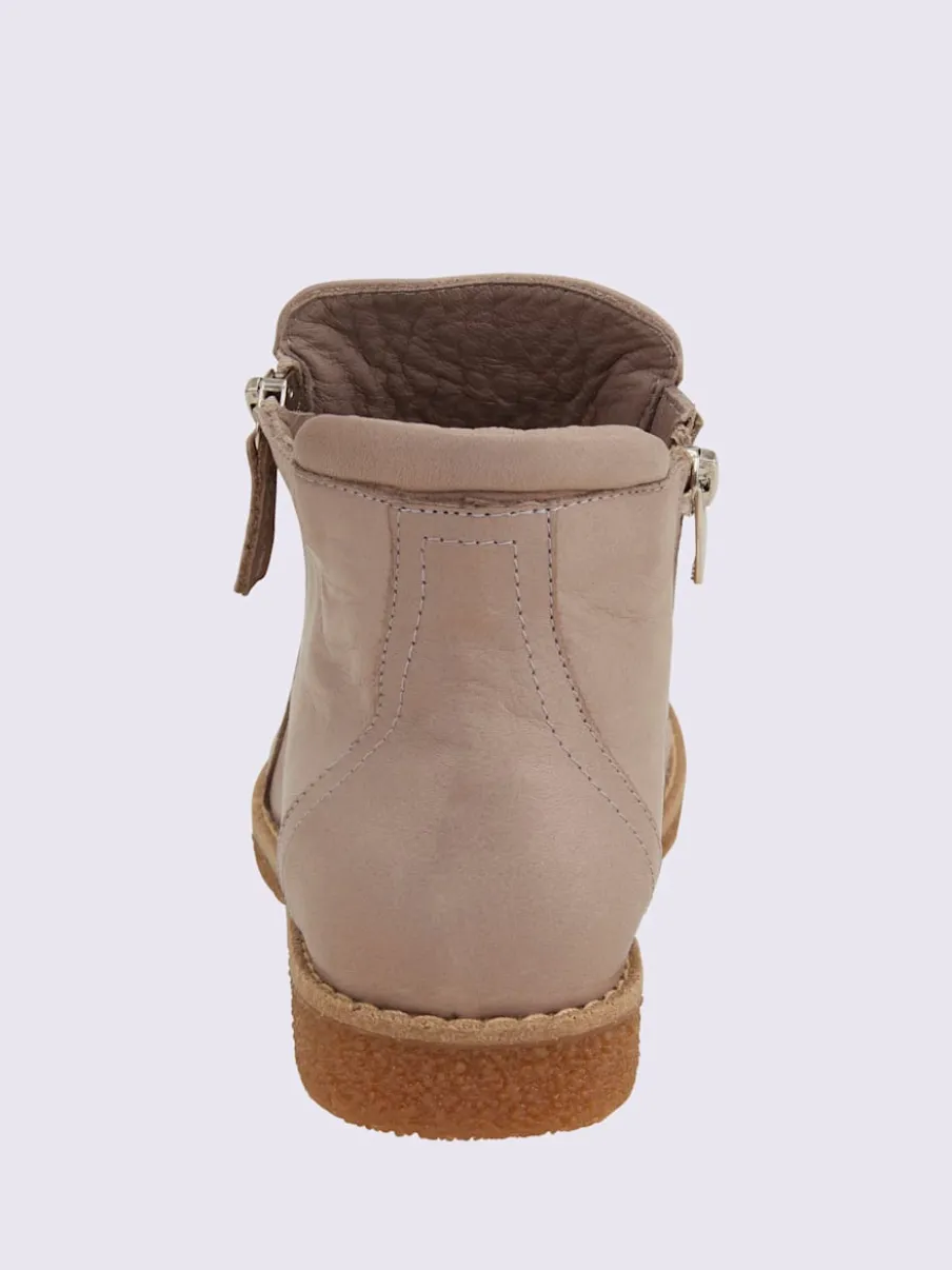 Bottines cuir nappa de vache