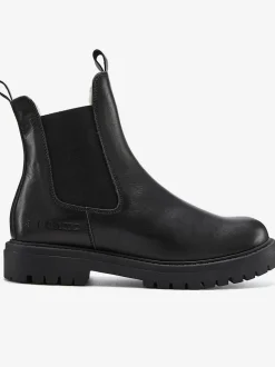 Bottines d'hiver en cuir de qualité avec doublure chaude toute douce
