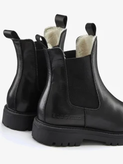 Bottines d'hiver en cuir de qualité avec doublure chaude toute douce