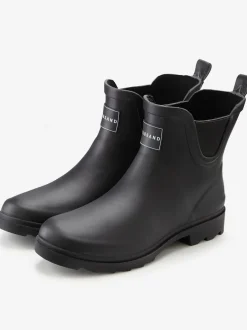 Bottines en caoutchouc bottes en caoutchouc imperméables, effet mat tendance
