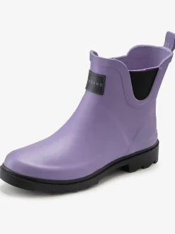 Bottines en caoutchouc bottes en caoutchouc imperméables, effet mat tendance