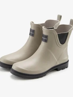 Bottines en caoutchouc bottes en caoutchouc imperméables, effet mat tendance