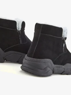 Bottines en cuir : bottines d'hiver particulièrement chaudes