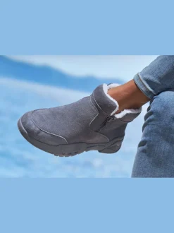 Bottines en cuir : bottines d'hiver particulièrement chaudes