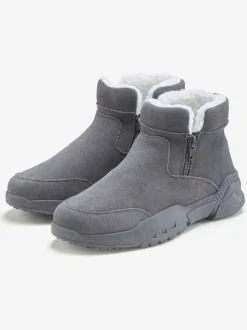 Bottines en cuir : bottines d'hiver particulièrement chaudes