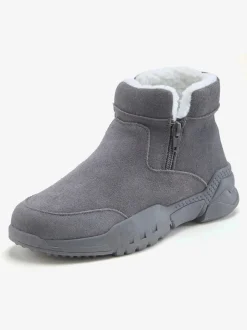 Bottines en cuir : bottines d'hiver particulièrement chaudes