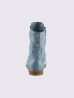 Bottines à lacets cuir nappa de vache