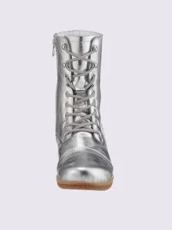 Bottines à lacets cuir nappa de vache