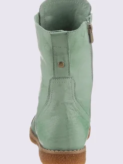 Bottines à lacets cuir nappa de vache