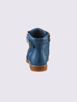 Bottines à lacets cuir nappa de vache