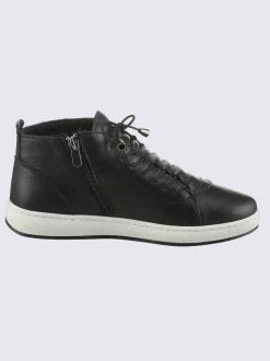 Bottines à lacets cuir nappa de vache