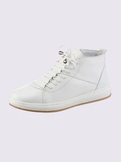 Bottines à lacets cuir nappa de vache