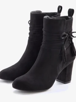 Bottines liens à nouer raffinés et élégants et laçage