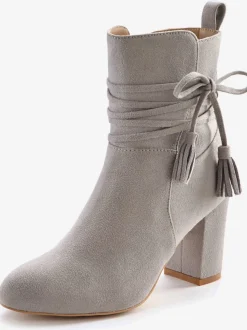 Bottines liens à nouer raffinés et élégants et laçage