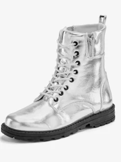 Bottines look métallisé tendance