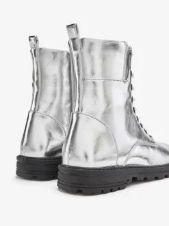 Bottines look métallisé tendance