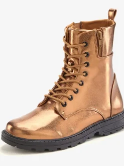 Bottines look métallisé tendance