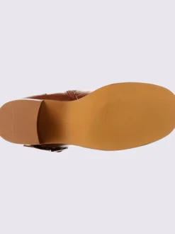 Bottines matière synthétique imitation nappa