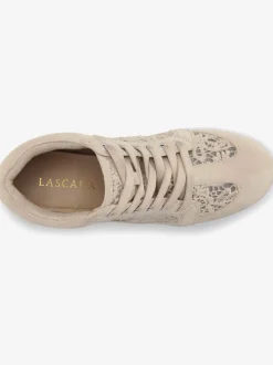 Bottines sneakers élégantes avec empiècement en dentelle tendance