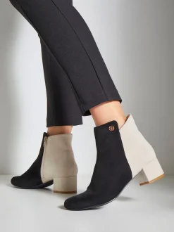Bottines talon bottier confortable d'env. 4,5 cm