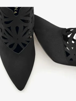 Bottines à talon haut bottines avec découpes féminines