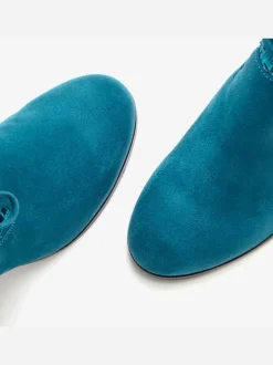 Bottines à talon haut empiècement en dentelle féminin et élégant