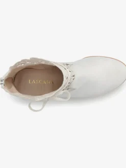 Bottines à talon haut empiècement en dentelle féminin et élégant