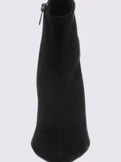 Bottines textile doux en synthétique velours