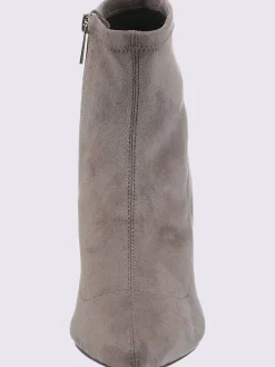 Bottines textile doux en synthétique velours
