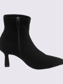 Bottines textile doux en synthétique velours