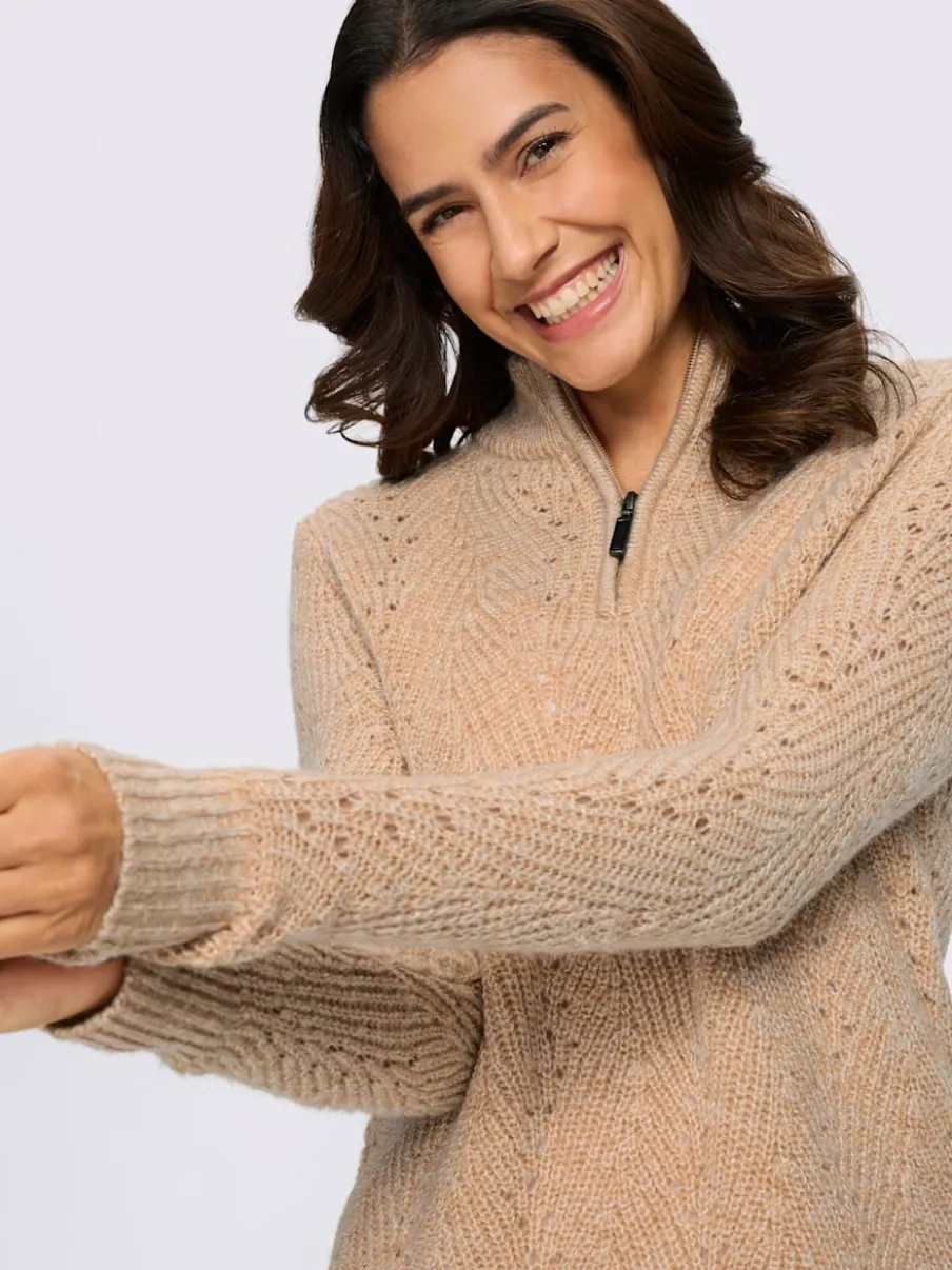 Camionneur tricot ajouré