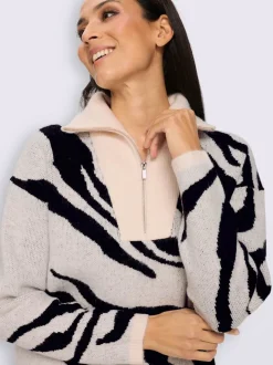 Camionneur tricot jacquard élégant