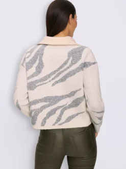 Camionneur tricot jacquard élégant